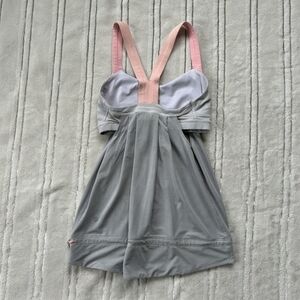 Women's Grey and Pink Vest